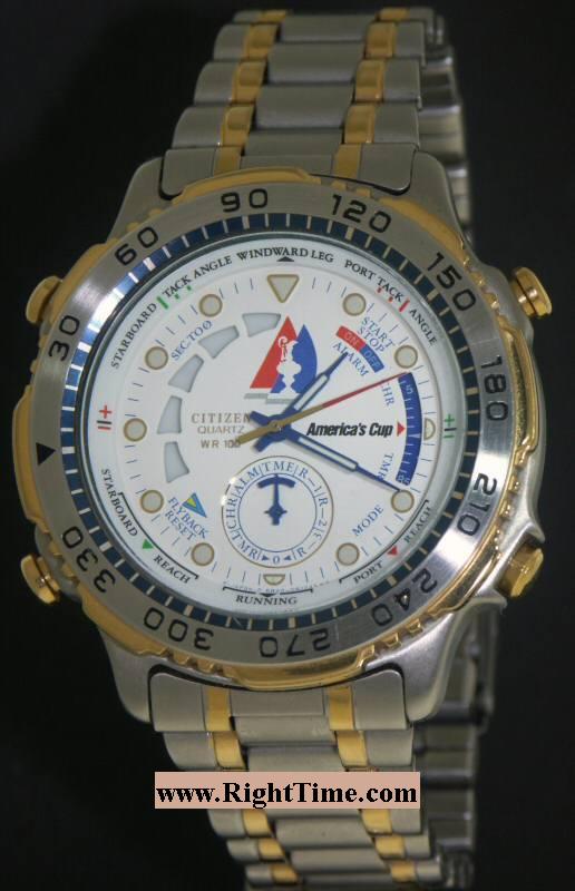 Citizen America`s Cup Timer g80639 - Pre-Owned Mens Watches