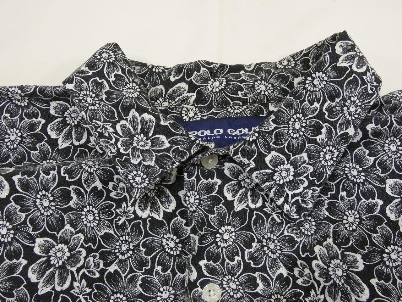 90s 00s Ralph Lauren POLO GOLF CLAYTON FLOWER ALL OVER PRINT S/S