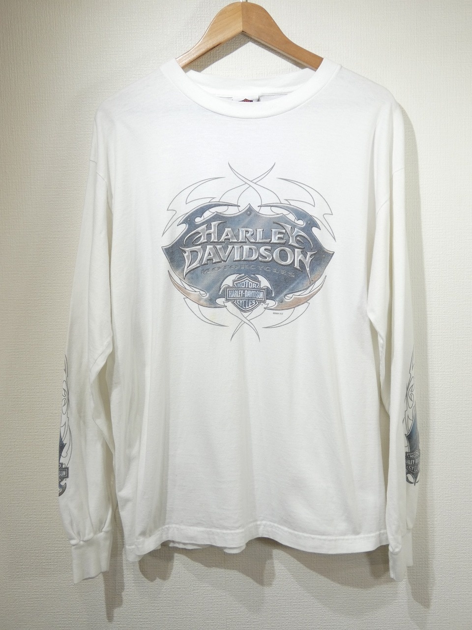 00s HOLOUBEK HARLEY DAVIDSON FULL PRINT LONG SLEEVE L/S T-SHIRT