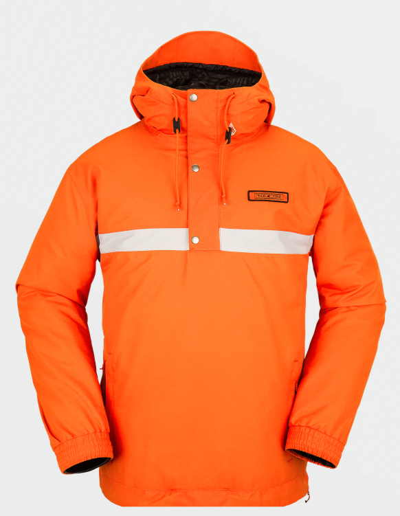 Volcom Men's Longo Pullover Jacket Orange Shock 2023 – Backwoods