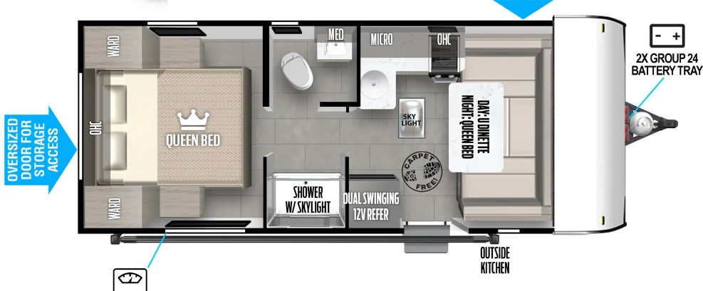 NEW 2025 FOREST RIVER WILDWOOD FSX 161QKX | Bent's RV | Albany, LA
