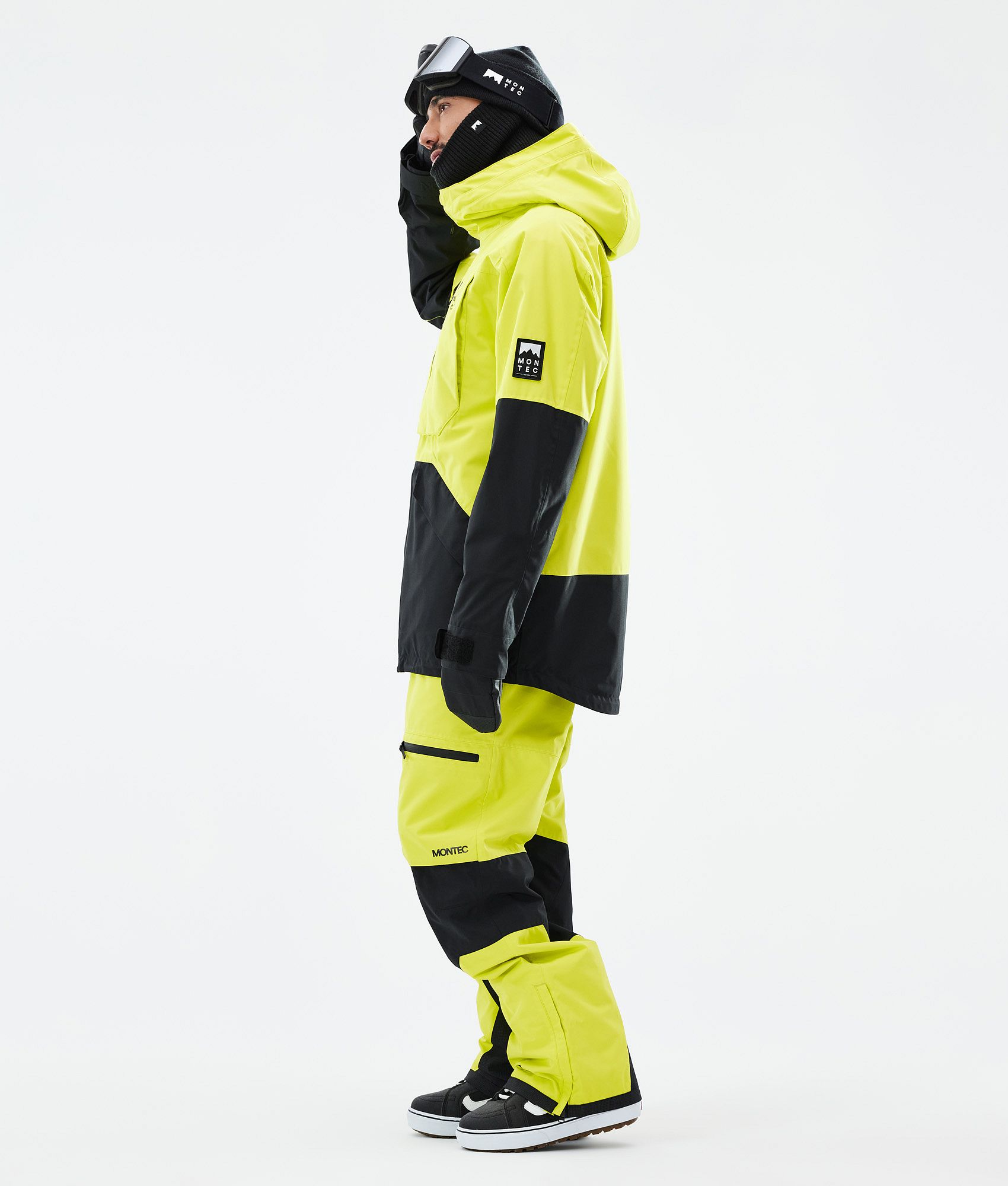 Montec Arch Snowboard Jacket Men Bright Yellow/Black | Ridestore.com
