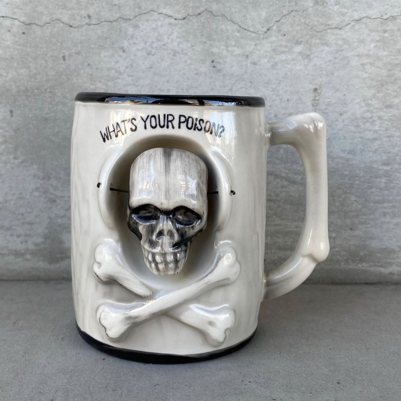 VINTAGE SKULL MUG ヴィンテージ スカル ドクロ マグカップ JAPAN