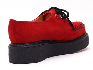 ジョージコックス3588レッドスエード ブラックインターレース／ROCK