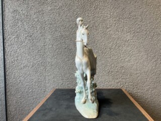 リヤドロ 『白い馬の少女』 ｜骨董品買取 緑和堂