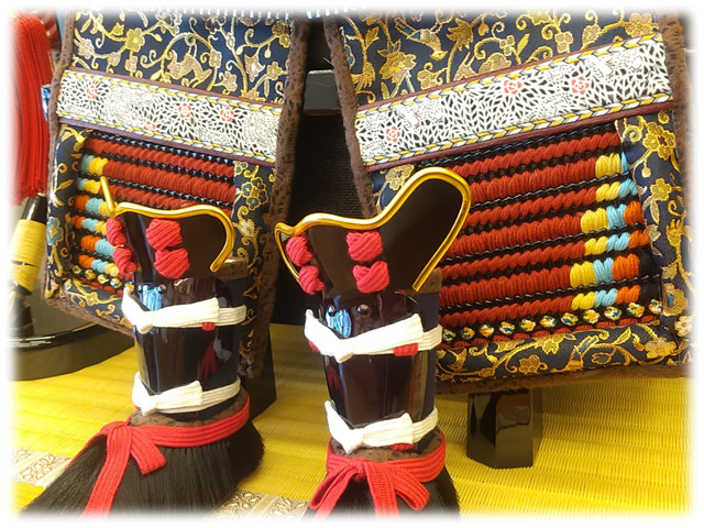 5号「雅」茜褄取威之大鎧飾り/雄山作[YH-036]/五月人形/東昭齊秀月