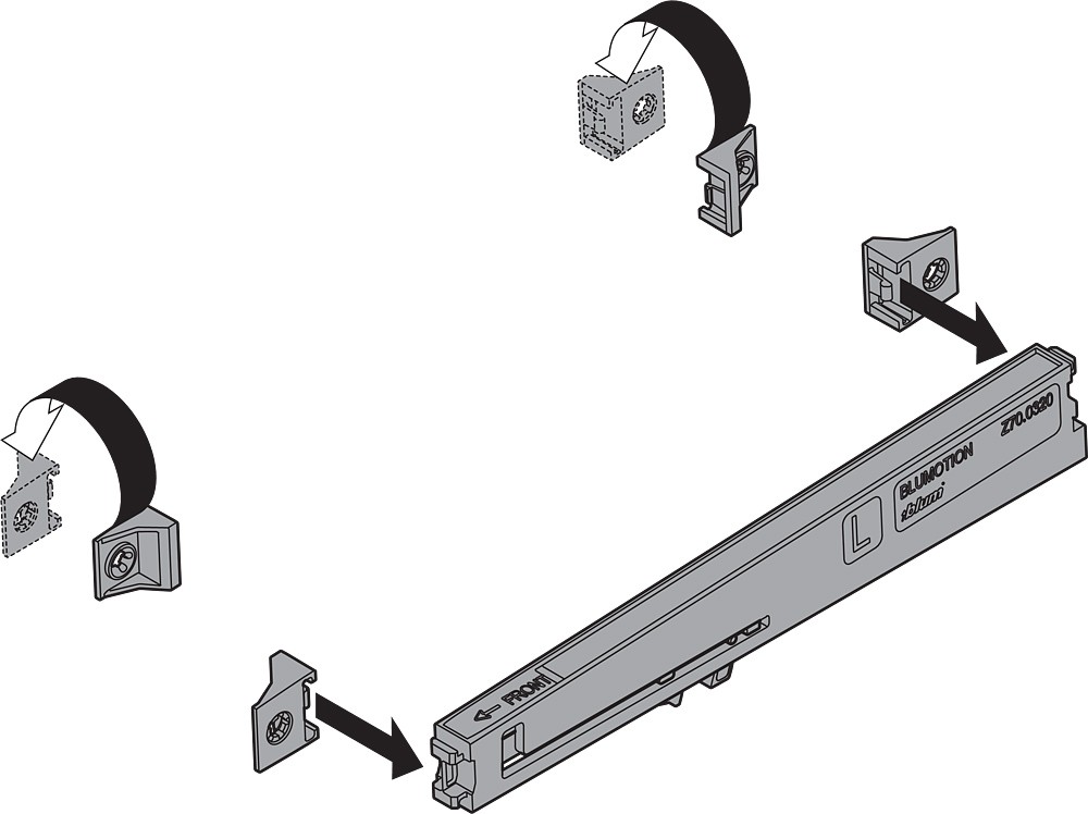 Blum Z70.0320 BLUMOTION for METABOX