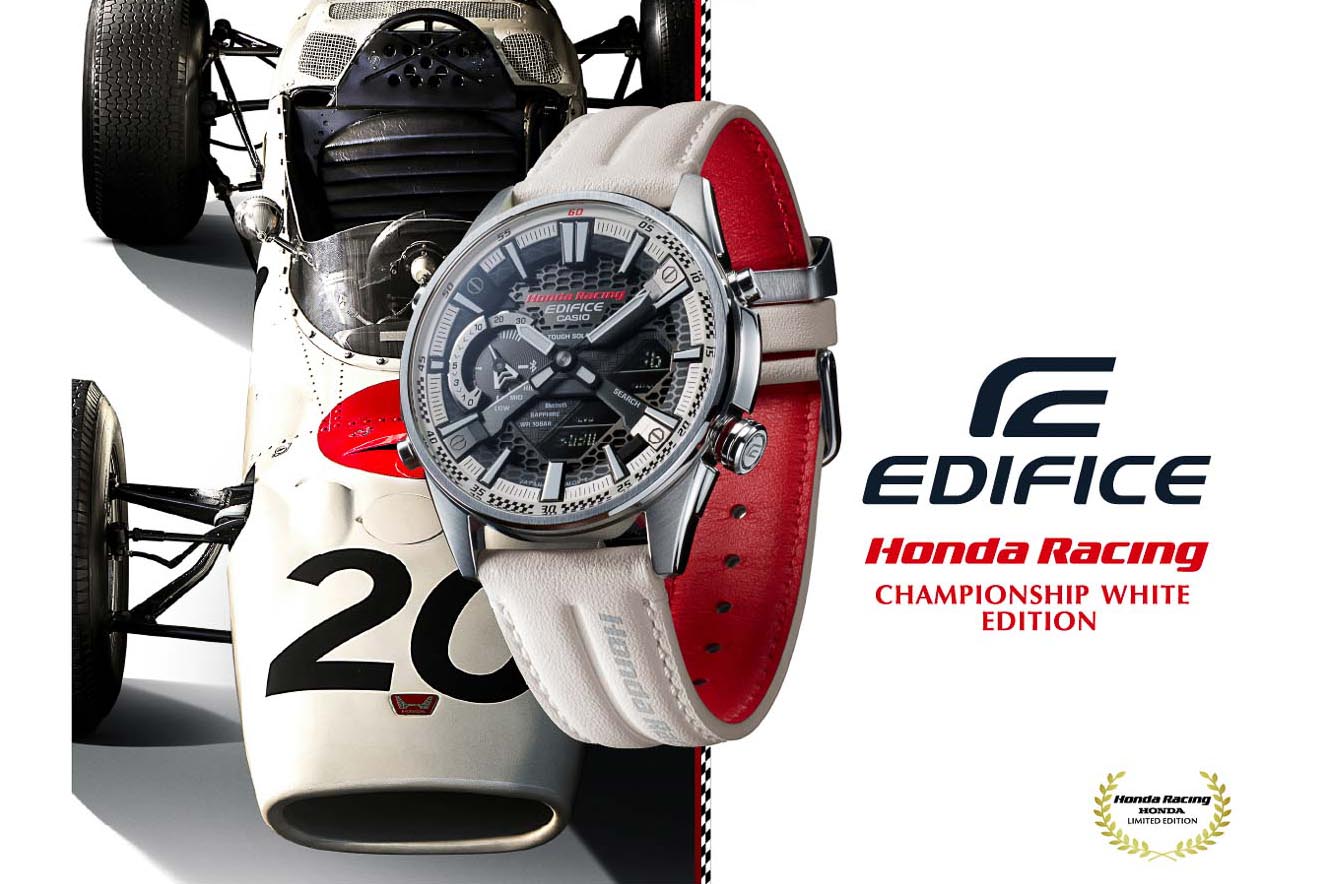 カシオ、ホンダ「RA271」をモチーフにしたEDIFICE。日本初のF1マシン