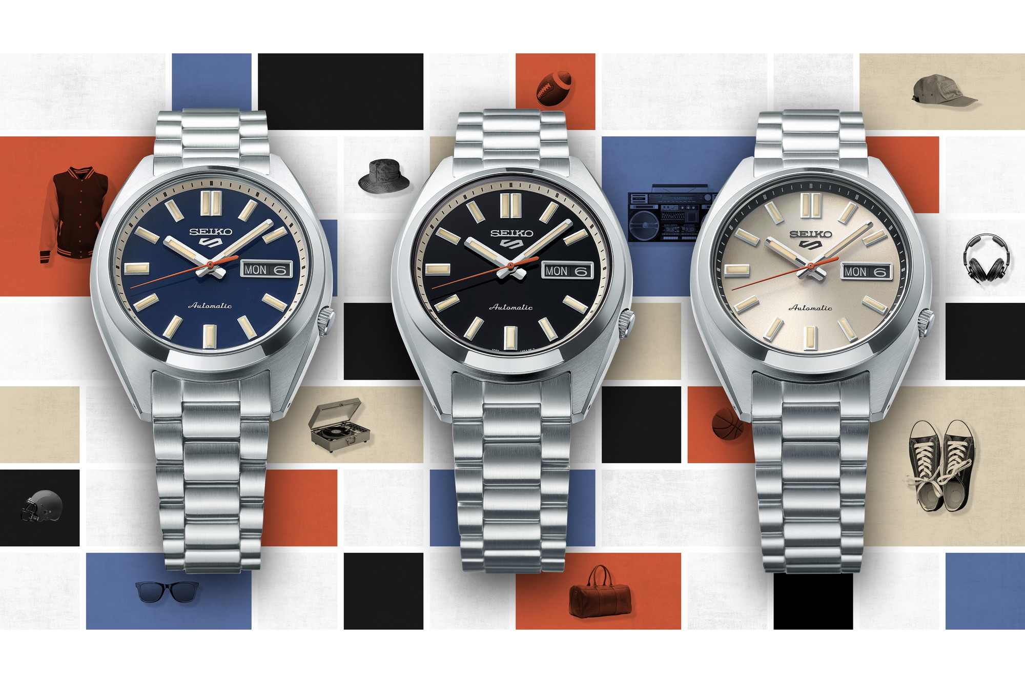 セイコー 5スポーツに新シリーズ「SNXS」 ヘリテージデザインを身近に