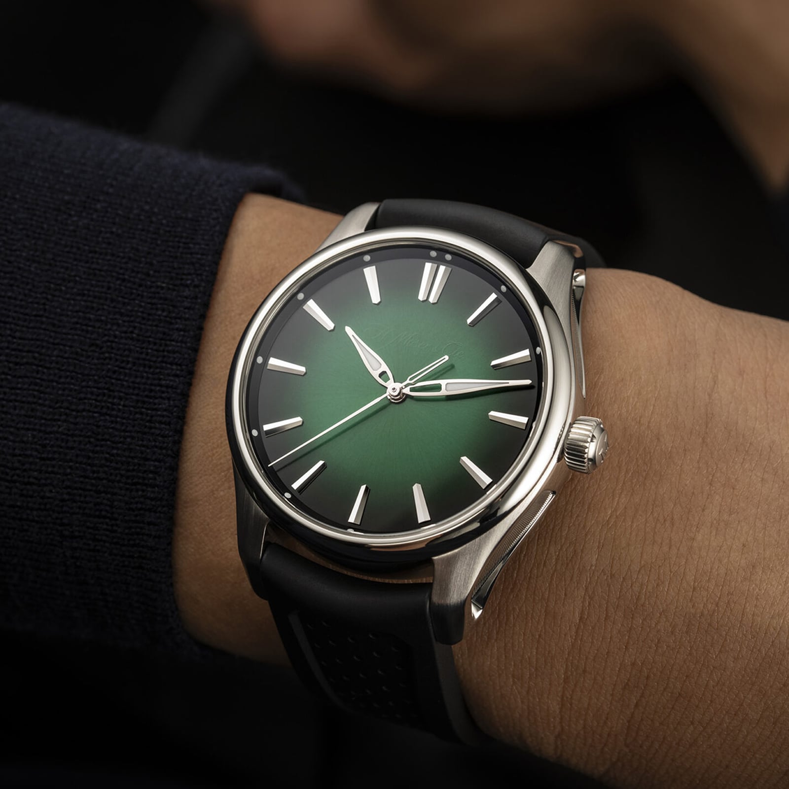H. Moser & Cie Pioneer Centre Seconds Cosmic Green