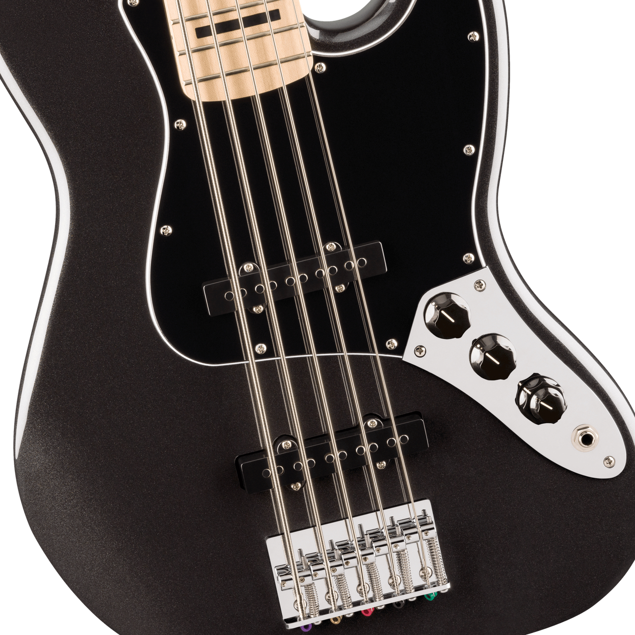 SQUIER スクワイヤー Affinity Active Jazz Bass V Black Metallic 5弦