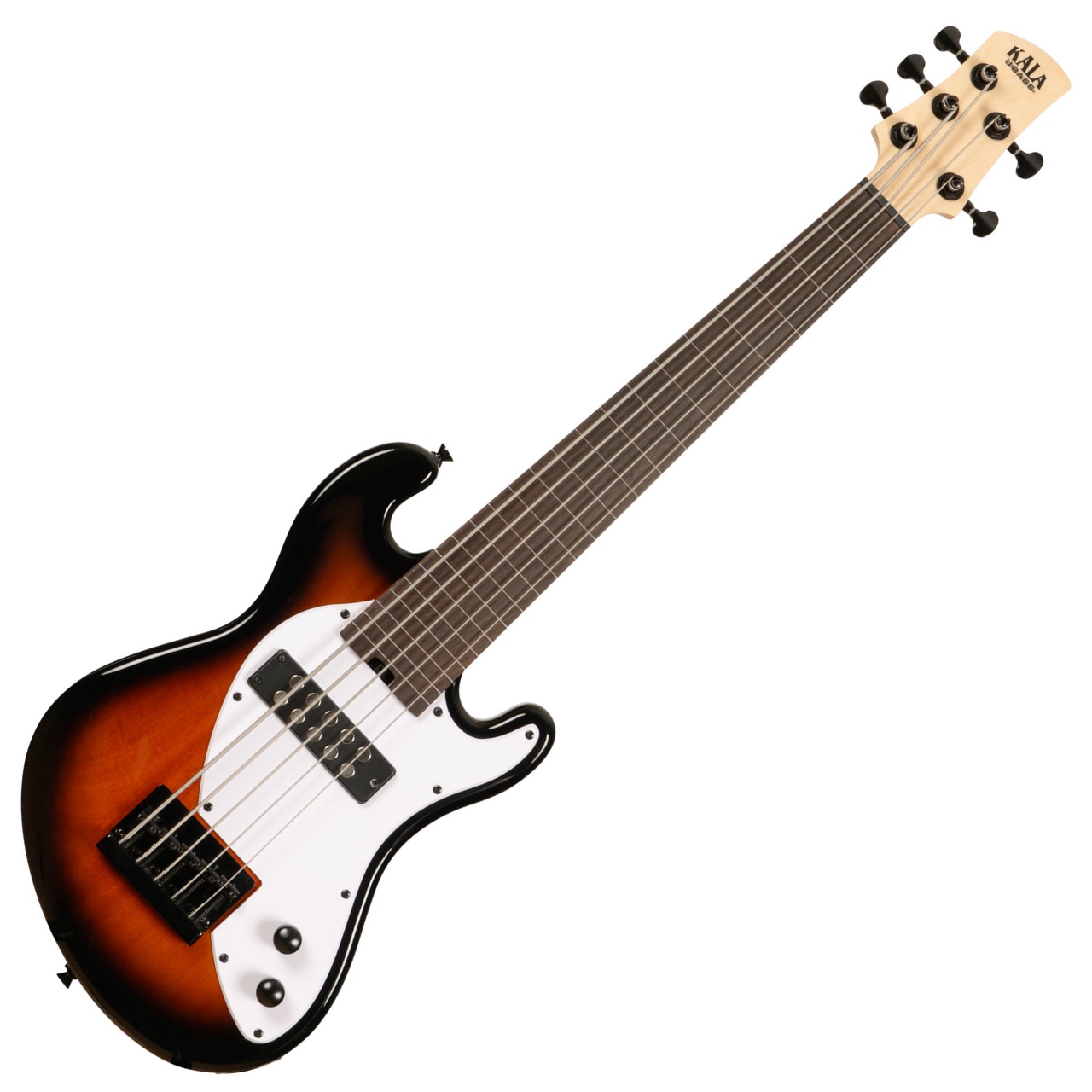 KALA カラ UBASS-SB5-TB-FL Tobacco Burst Fretless ミニ 5弦