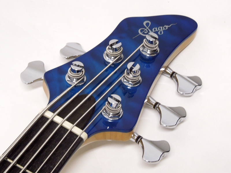 Sago Sago New Material Guitars Aldira 5st / See-through Blue