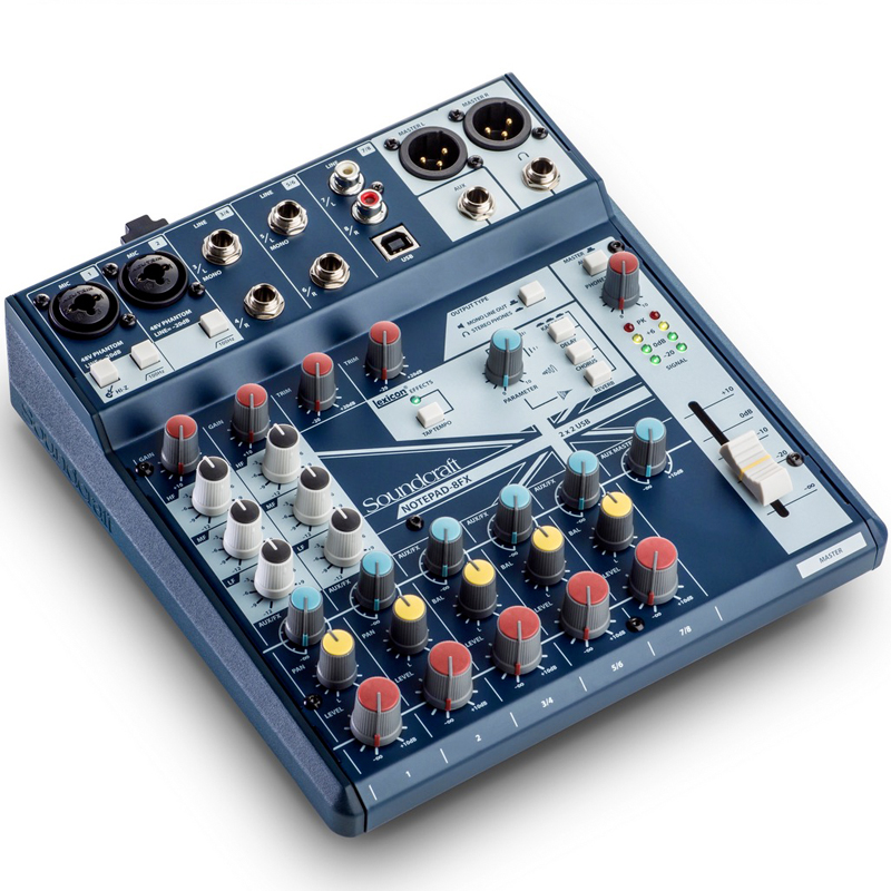 SOUND CRAFT サウンドクラフト Notepad 8FX ◇ 8ch小型ミキサー
