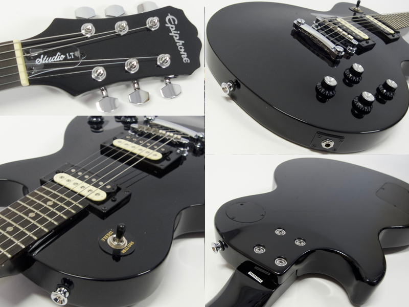 Epiphone エピフォン Les Paul Studio LT Ebony レスポール スタジオ