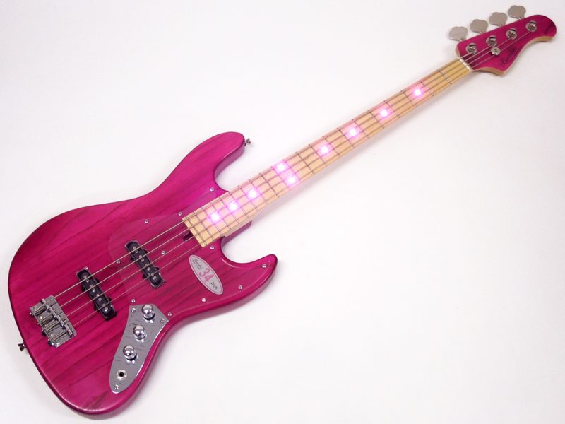 Bacchus バッカス WL-434 ASH/M LED CTM （PNK/OIL ）【LED搭載 エレキ