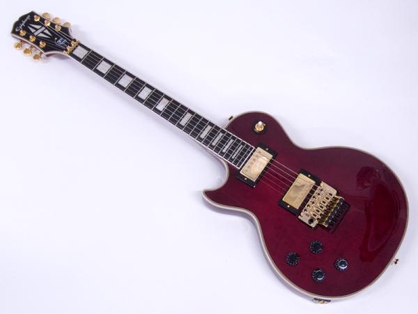 Epiphone エピフォン Alex Lifeson Les Paul Custom Axcess Quilt Left