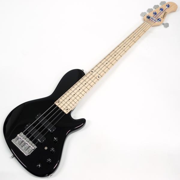 Sadowsky ML24 SC5 Single Cut Bass Ash Black High Polish