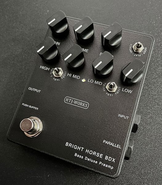 HTJ-WORKS BRIGHT HORSE BDX Bass Deluxe Preamp エフェクター