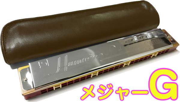 SUZUKI スズキ Humming-24 G調 24穴 複音ハーモニカ 高級スズキ