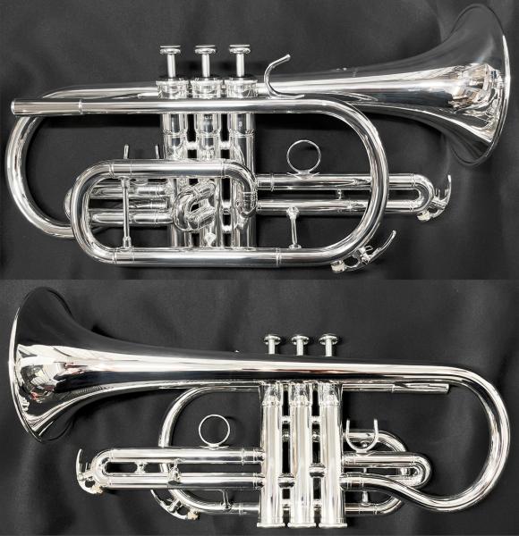 YAMAHA ヤマハ 5年保証対象 YCR-6335SII コルネット 銀メッキ ショート