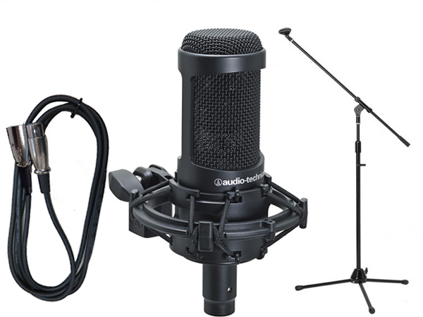 audio-technica オーディオテクニカ AT2035 三脚マイクスタンドSET