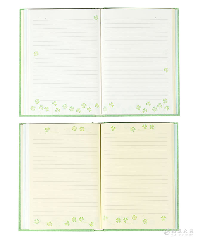 ミドリ midori 日記 クローバー柄 通販 文房具の和気文具