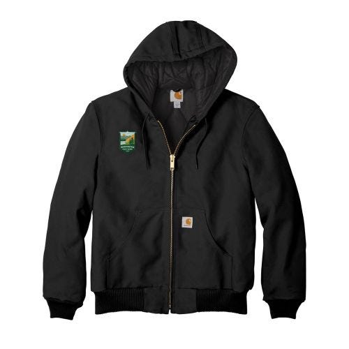 Carhartt Quilted-Flannel-Lined Duck Jacket