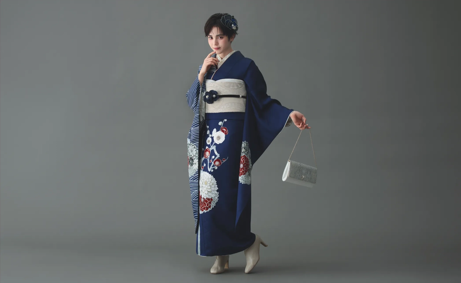 レトロモダンで可愛い成人式振袖レンタル【和風館ICHI】