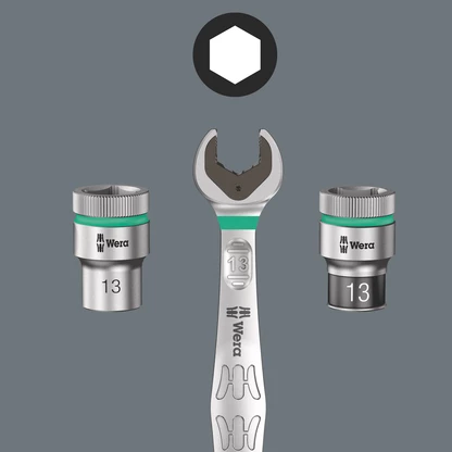 Belt B 1 Zyklop socket set with holding function, 3/8
