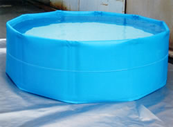 簡易大型折りたたみ式水槽/M2365T-13CK | シロ産業 |