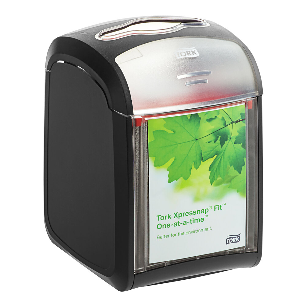 Tork Xpressnap Fit 7232000 Black Tabletop Interfold Napkin