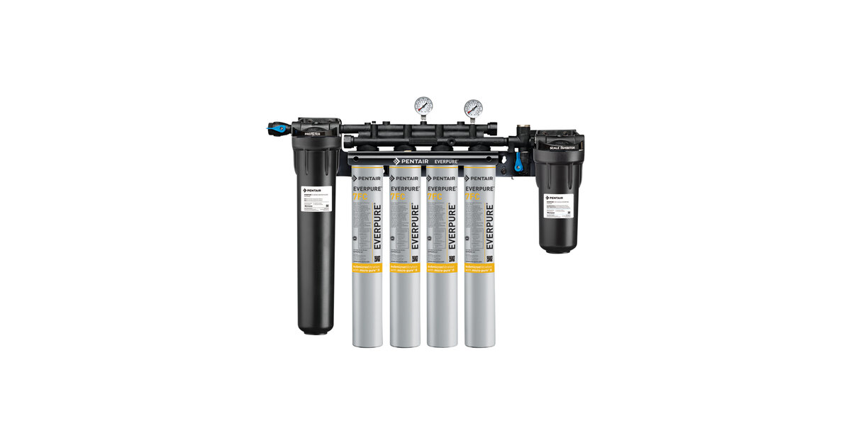 Everpure EV9329-74 High Flow CSR Quad-7FC Water Filtration System