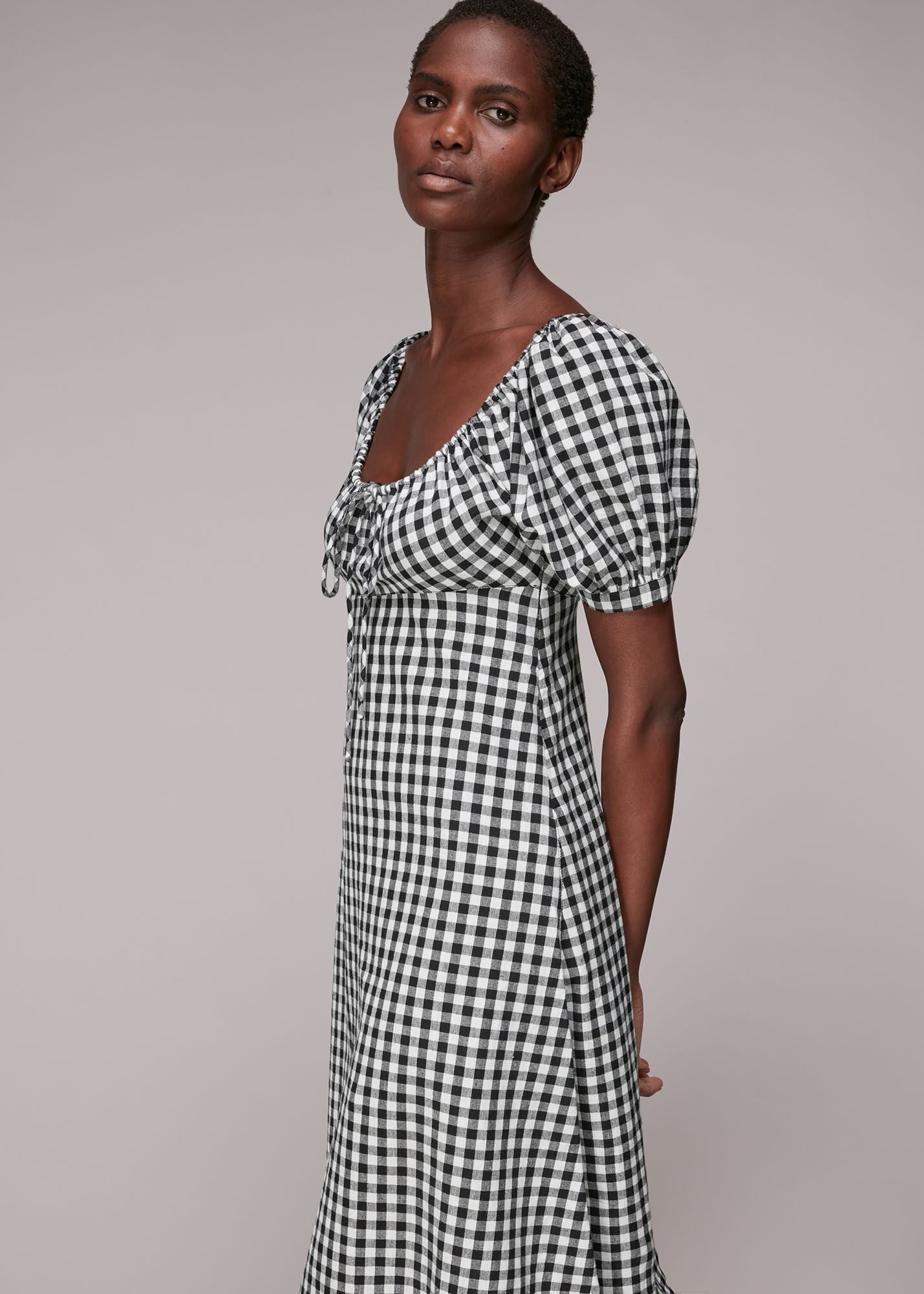 andmary Cecily check long dress アンドマリー にな andmary Cecily