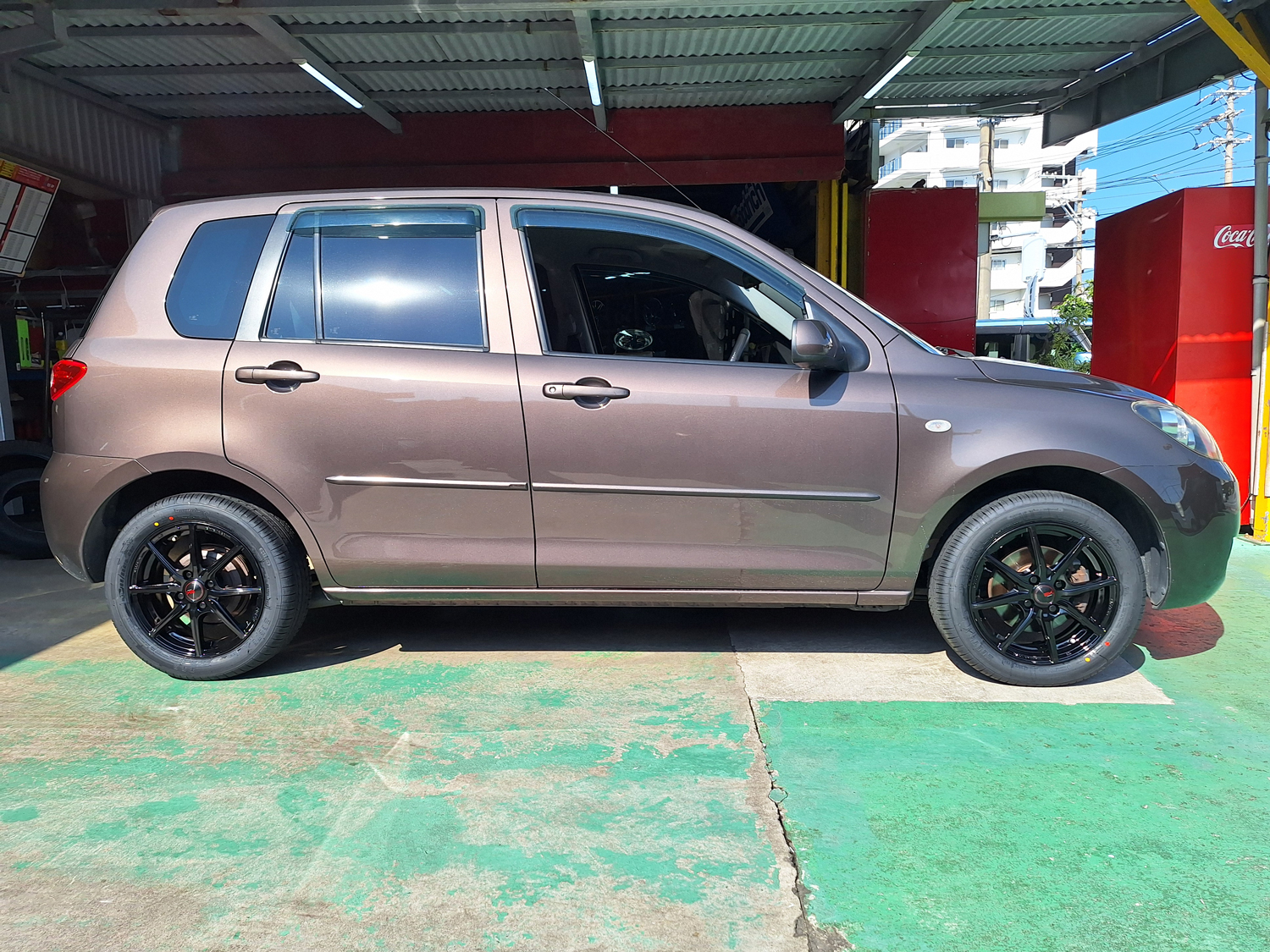 マツダ デミオ SEIN EK 15×5.5J ZEETEX 185/55R15｜ホイール・タイヤ