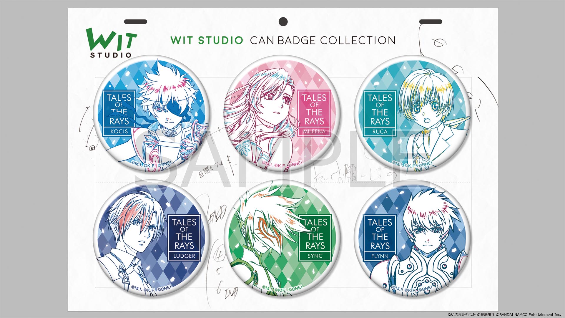 終わりのセラフ WIT STUDIO 原画 缶バッジ フェリド 【公式通販】