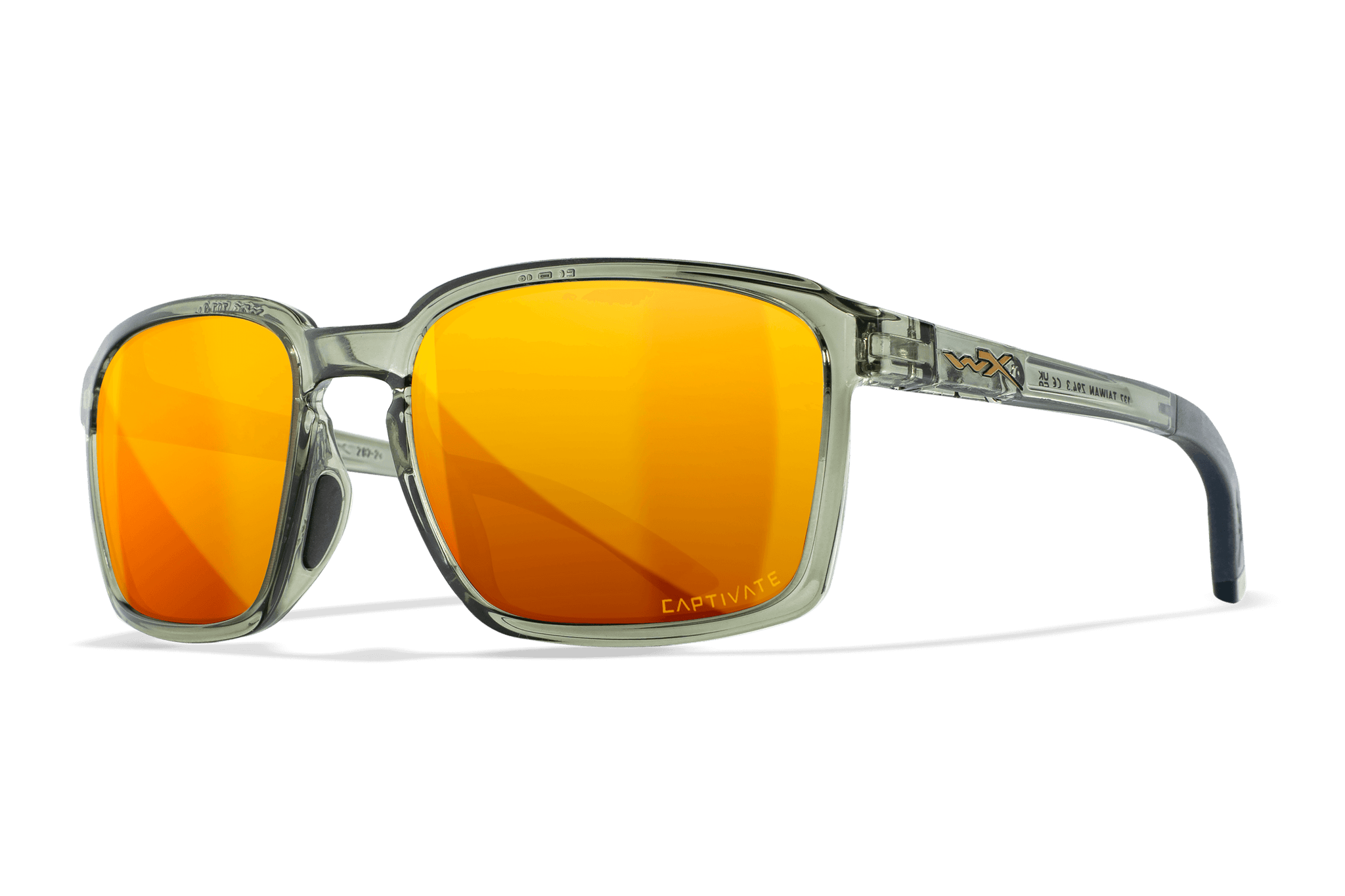 WX Alfa Sunglasses - CAPTIVATE™ Polarized Bronze Mirror Lenses