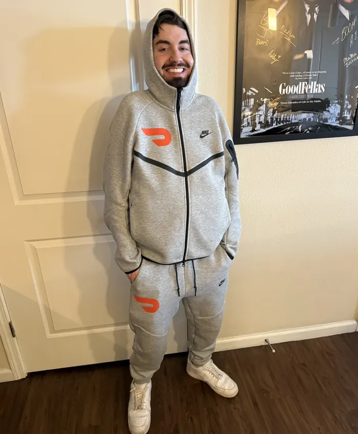 Nike Tech Fleece Tracksuit with DoorDash logo - William Jacket