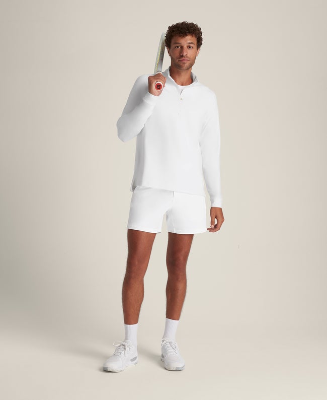 Bright White Layer Up Half-Zip | Wilson Sporting Goods