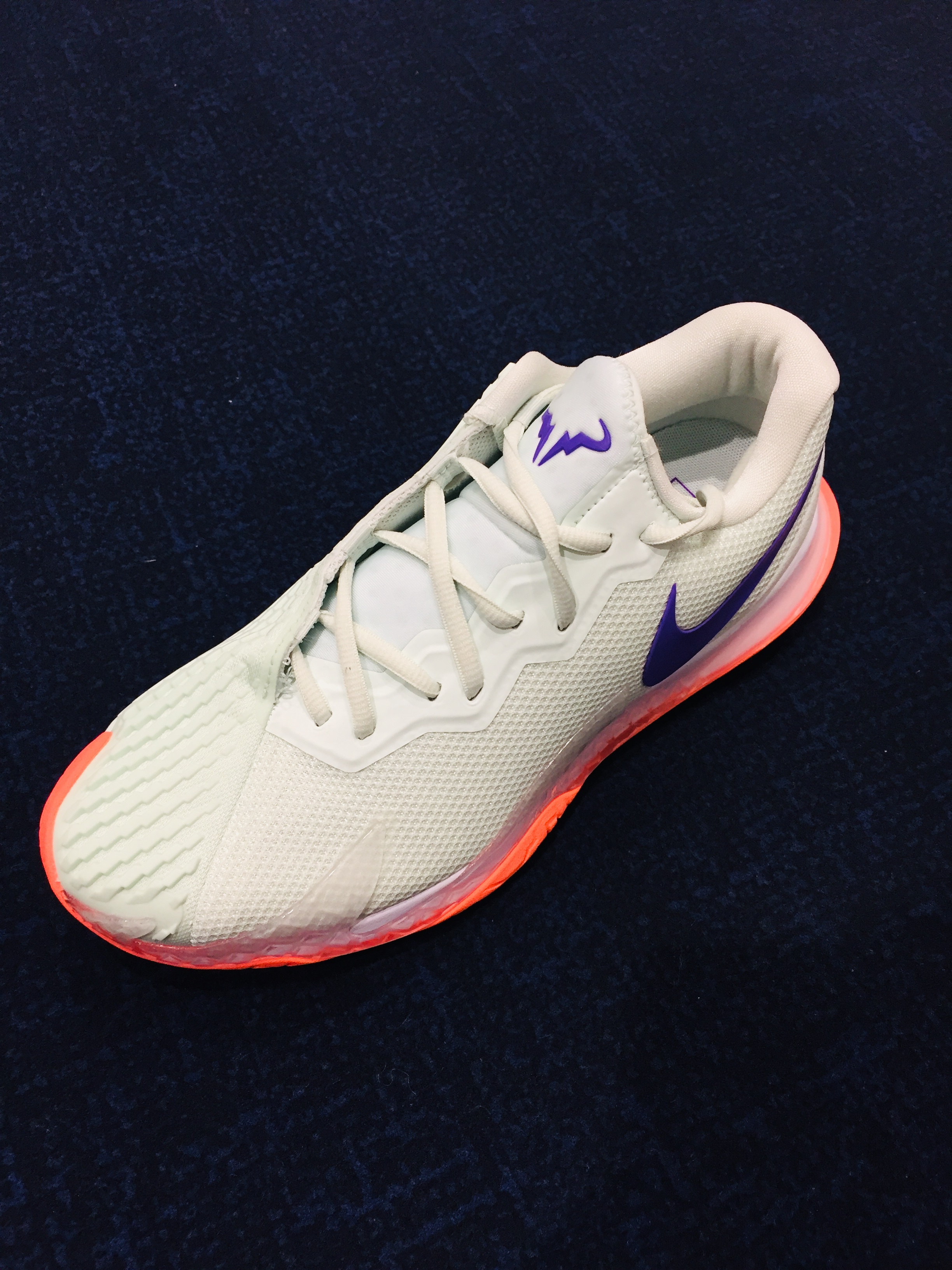 期間限定【ナダル】Nike テニスシューズ ネイビー/パープル 25cm 期間