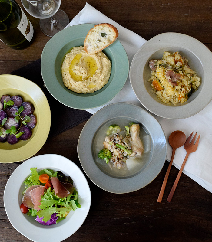 いつもの食材も一段とおいしく、洗練された印象に。