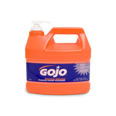 Industrial Cleaners - - GOJO 0955-04 Natural Orange Pumice Hand