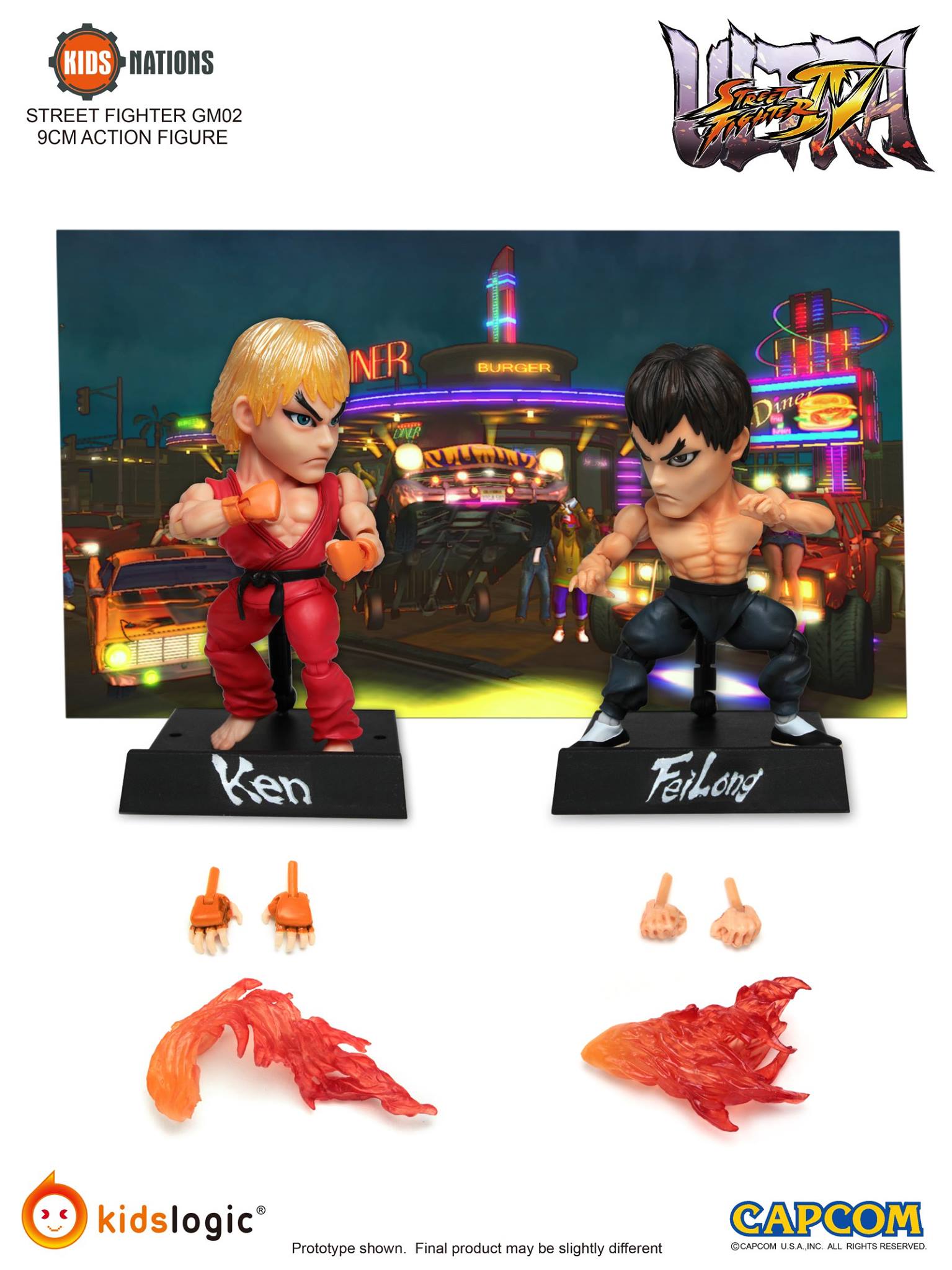 Kids Logic Street Fighter Stylized Figure 2-Packs - The Toyark - News