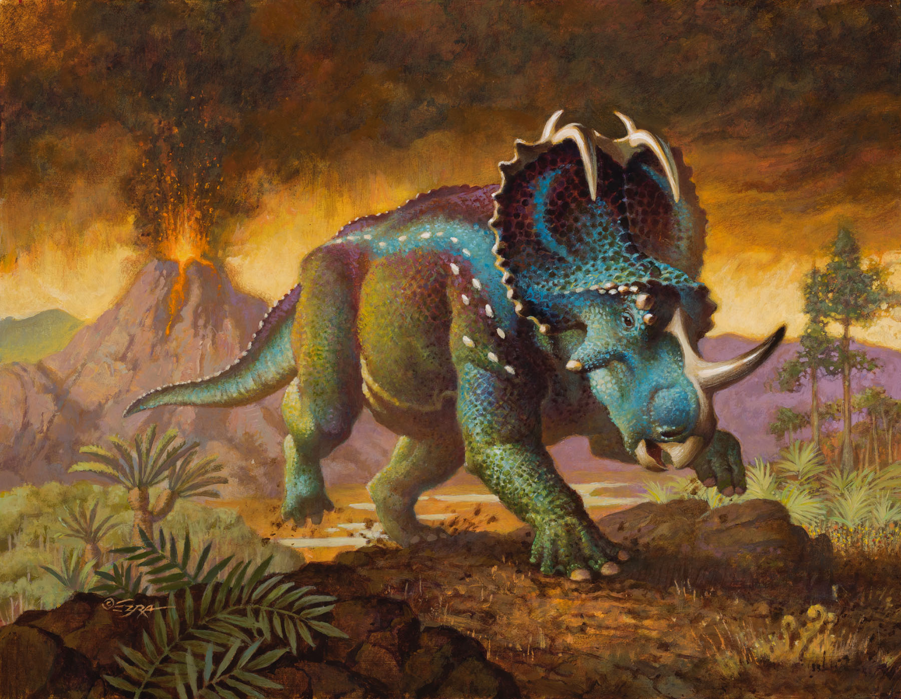 絵画 DINO PLANT 絵画 DINO PLANT Dino-Riders Artist Ezra Tucker