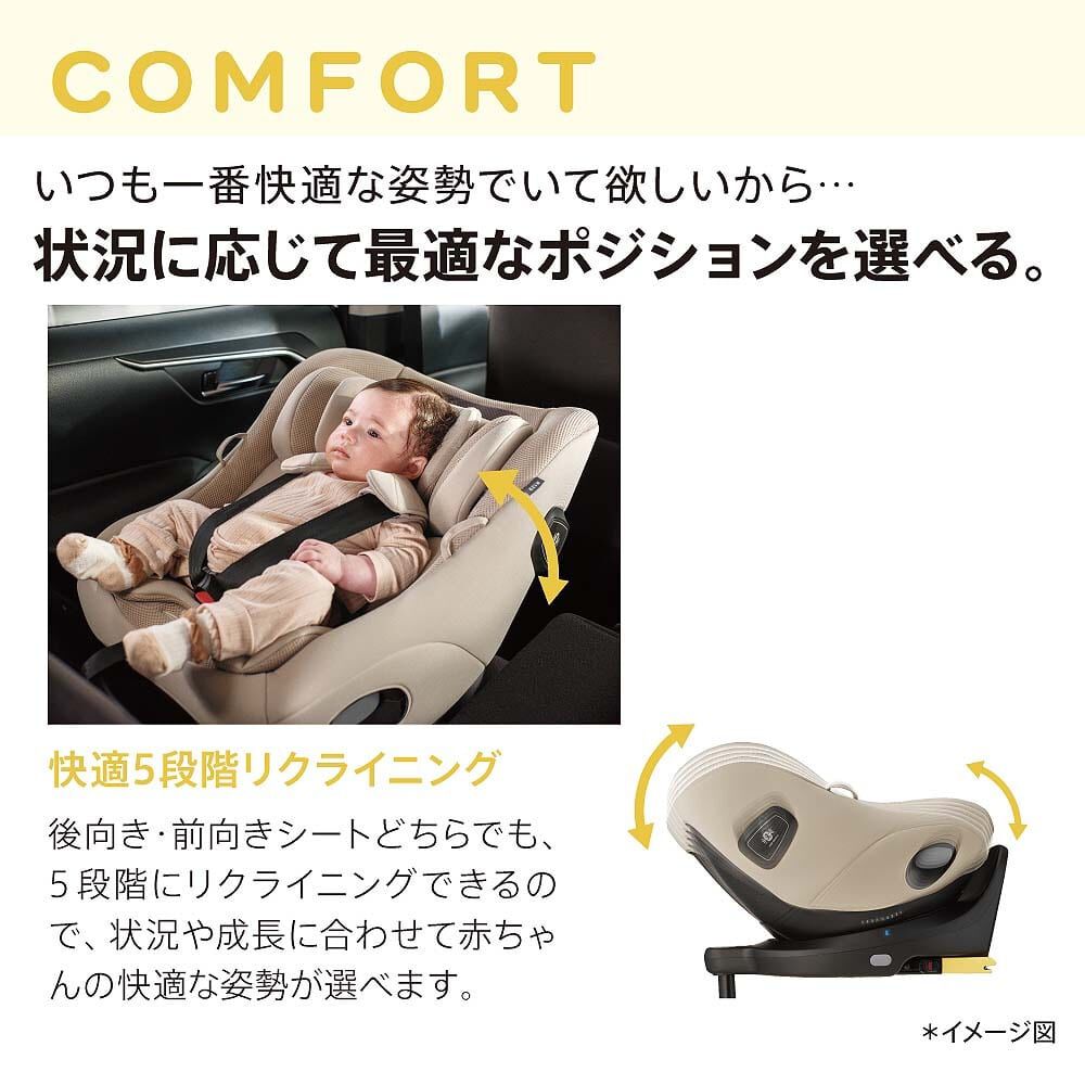Aprica アップリカ クルリラ フィット (ベージュ 限定カラー