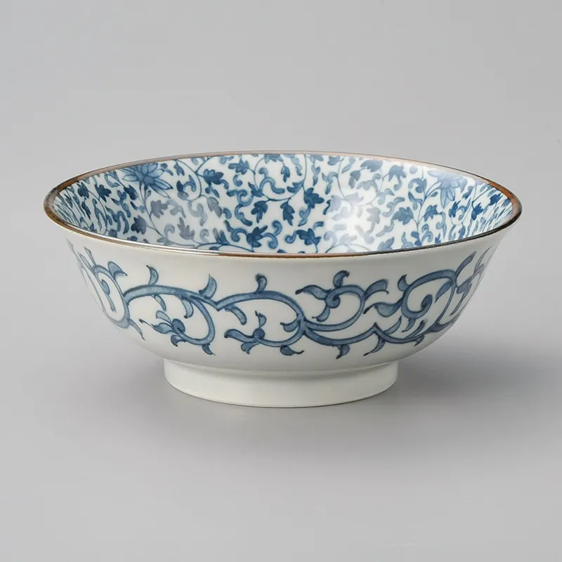 ボタニカル・唐草模様のラーメン丼の通販|食器のセール・購入なら陶磁庵