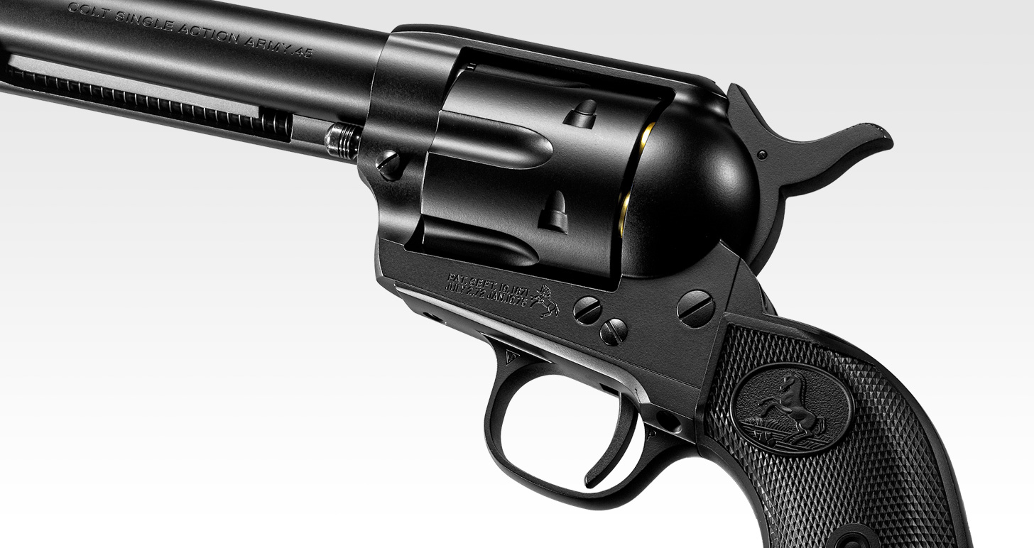 SAA.45 アーティラリー 5 1/2インチ ブラック - エアーリボルバー プロ