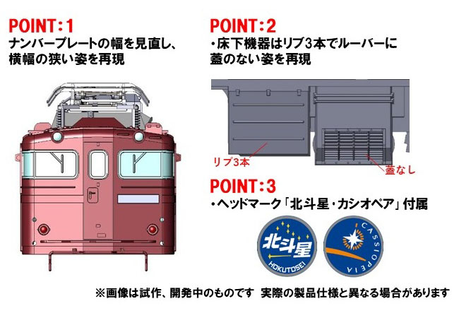 JR ED79-0形電気機関車（シングルアームパンタグラフ搭載車）｜製品