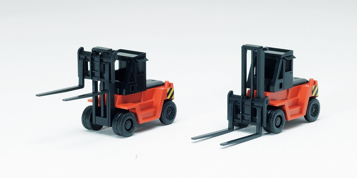 フォークリフト(オレンジ・2台入)｜製品情報｜製品検索｜鉄道模型
