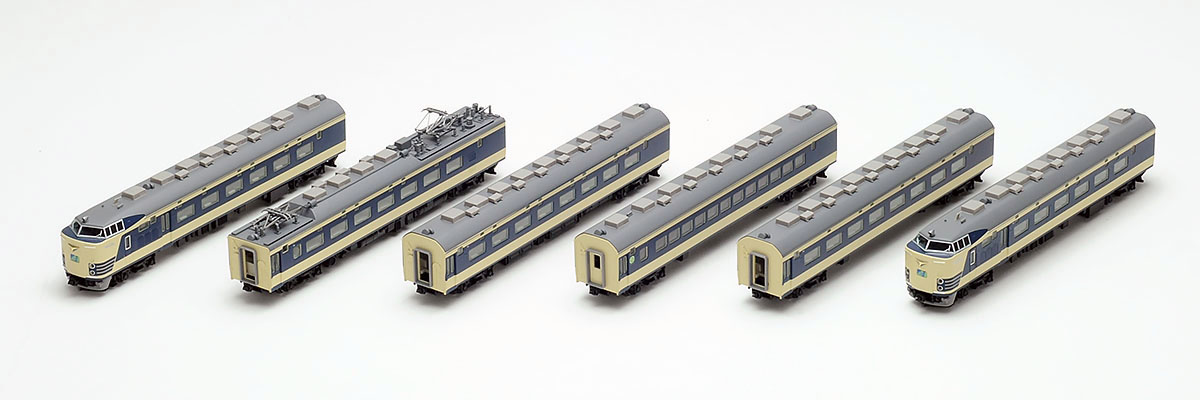 国鉄 583系特急電車（クハネ581シャッタータイフォン）基本セット